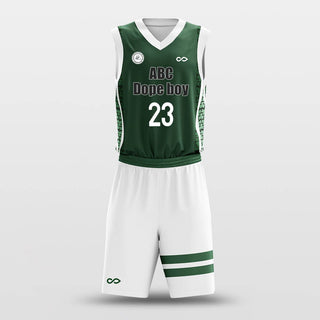 Green Basketball Jersey Set