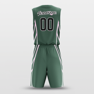 Green Customized Spread Wings Basketball Set