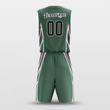 Green Customized Spread Wings Basketball Set