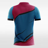 Blue and Red Soccer Jersey