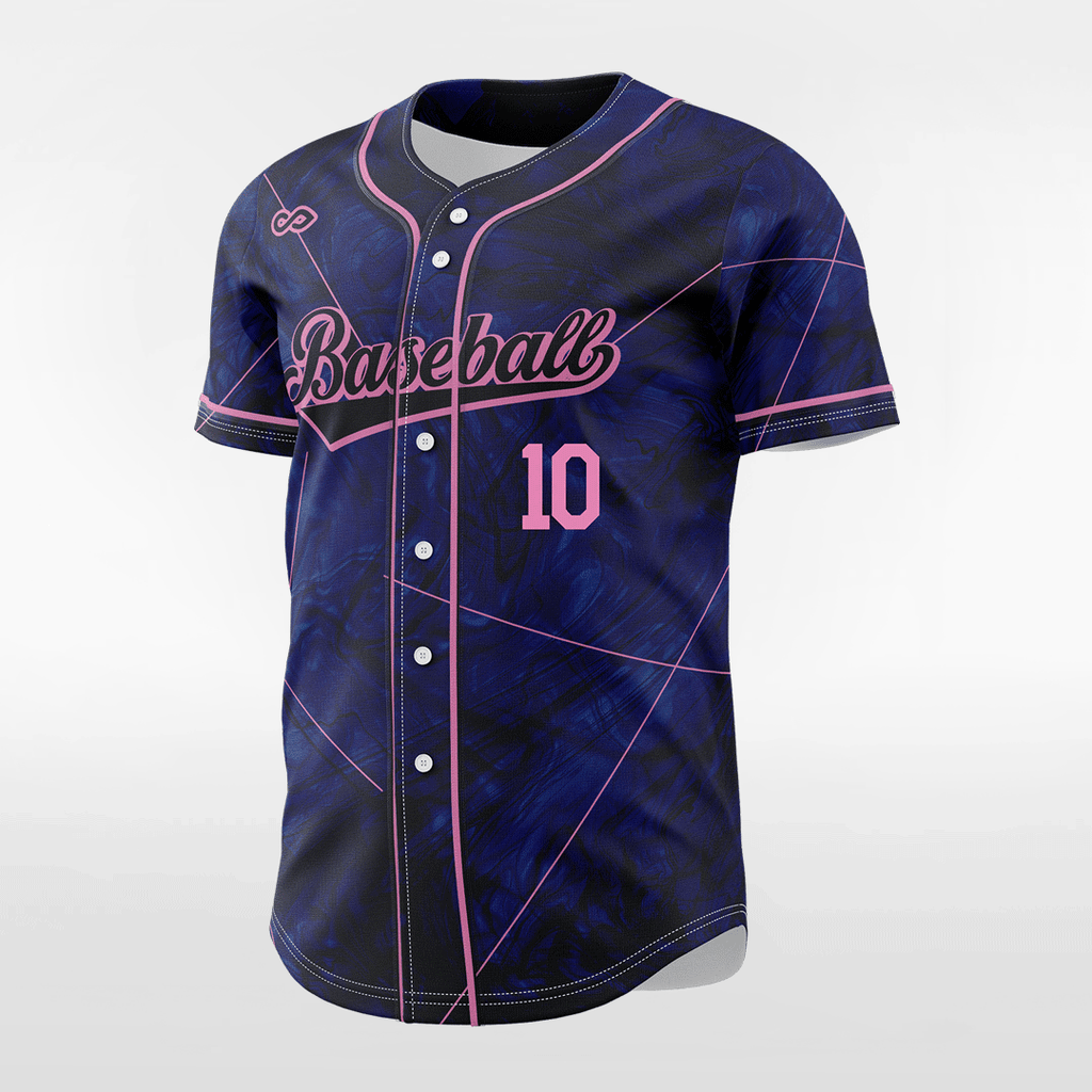 Red Sea-Customized Sublimated Button Down Baseball Jersey-XTeamwear