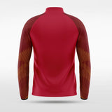 Red Embrace Orbit Full-Zip Jacket Custom 