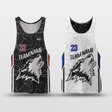 Cracking - Customized Reversible Quick Dry Basketball Jersey