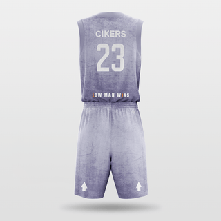 Purple Custom Basketball Set