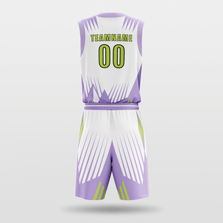 Light Purple Customized Thorns Basketball Set