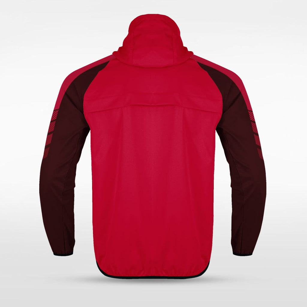 Red Embrace Wind Sublimated Full-Zip Jacket