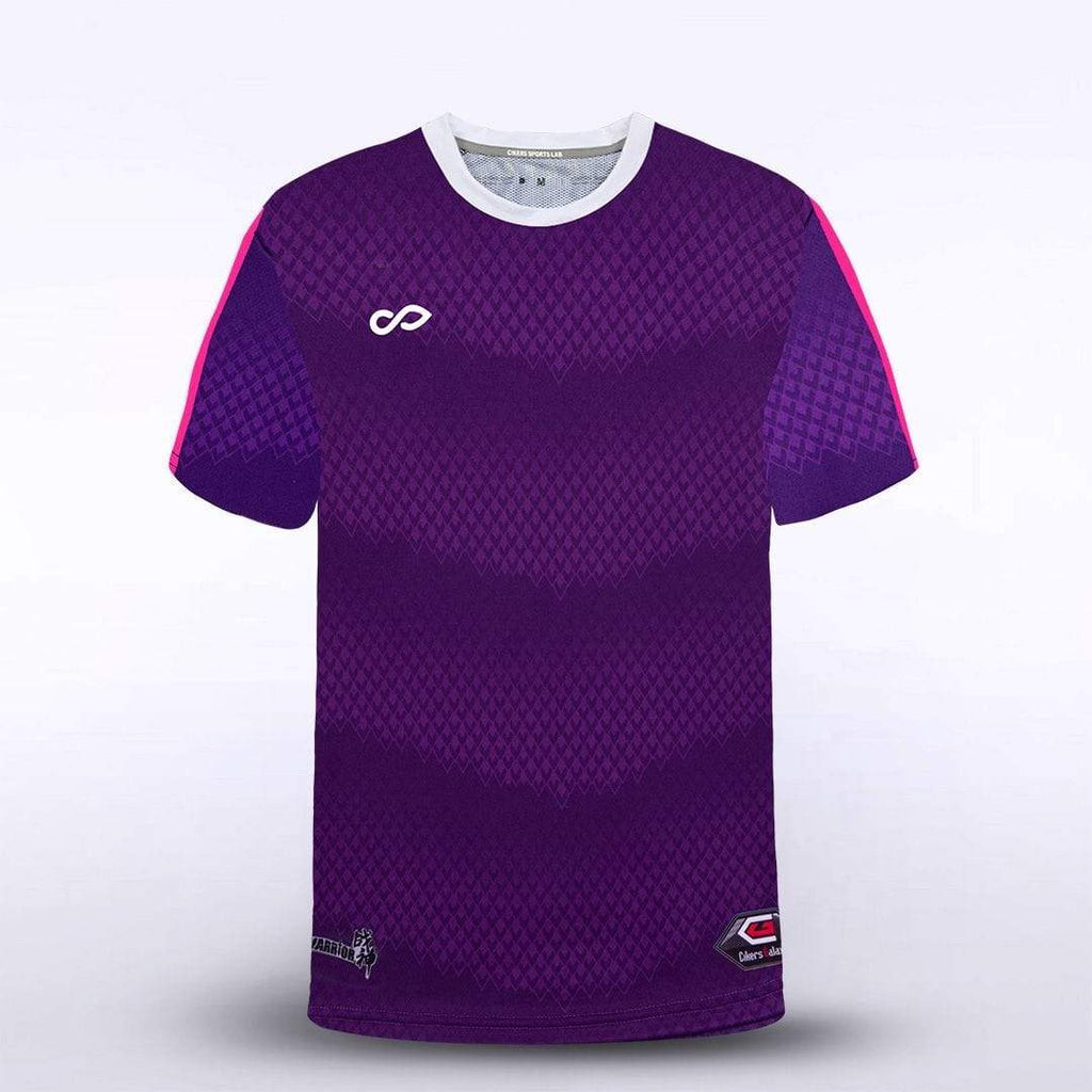 Custom Deep Purple Kid's Soccer Jersey
