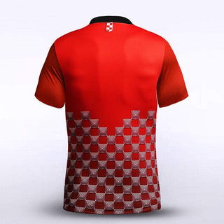 Custom Red Kid's Sublimated Soccer Jersey