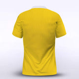 Custom Yellow Kid's Sublimated Soccer Jersey