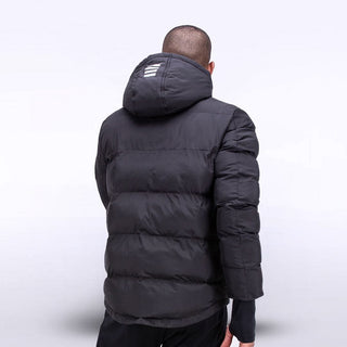 Navy Blue Custom Dragon Vein Winter Jacket