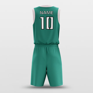 Green Customized Classic2 Basketball Set