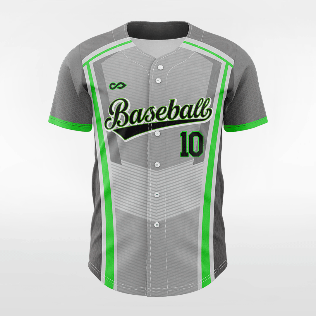 Crown-Customized Sublimated Button Down Baseball Jersey-XTeamwear