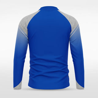 Blue Historic Maya Men 1/4 Zip Jersey Design