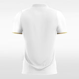 white and gold soccer jerseys