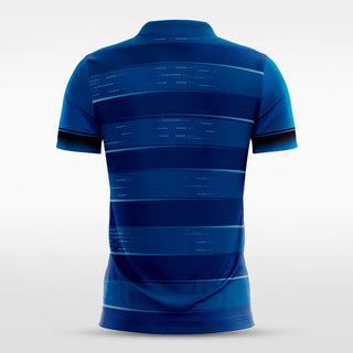 Blue Men's Team Soccer Jersey Design