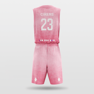 Pink Custom Basketball Set