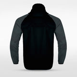 Black Embrace Orbit Full-Zip Jacket Design
