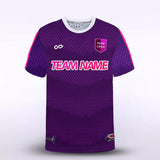 Custom Purple Kid's Soccer Jersey