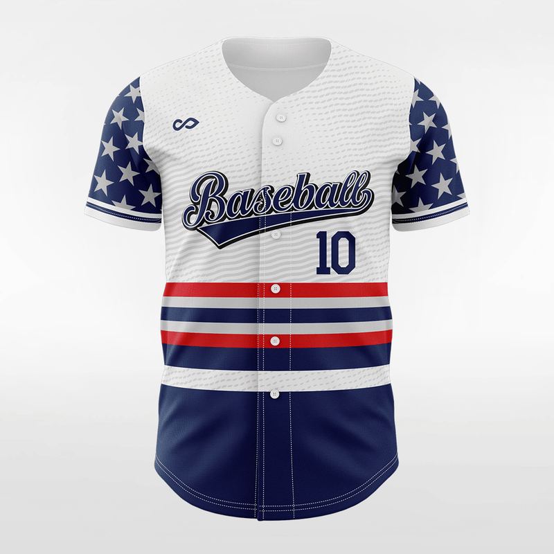 Custom Split Baseball Jersey Button Down Shirt Sports Personalized