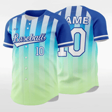 Aurora - Customized Men's Sublimated Button Down Baseball Jersey