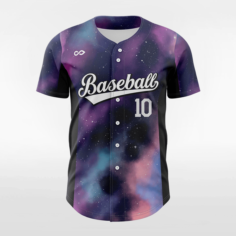 Tree Shadows-Custom Sublimated Button Down Baseball Jersey-XTeamwear