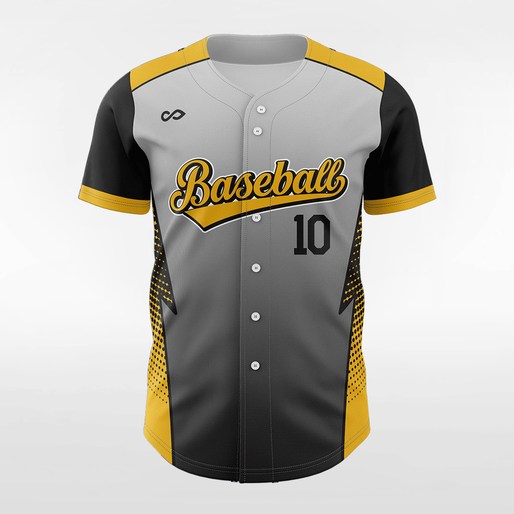 Batman-Customized Sublimated Button Down Baseball Jersey-XTeamwear