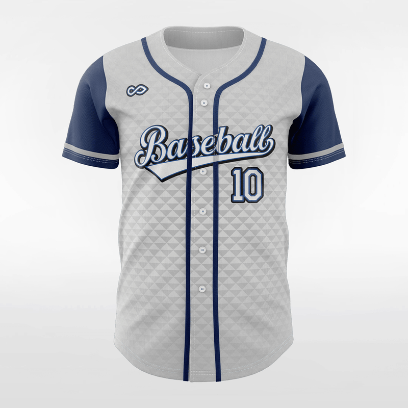 Blue Whale-Custom Sublimated Button Down Baseball Jersey-XTeamwear