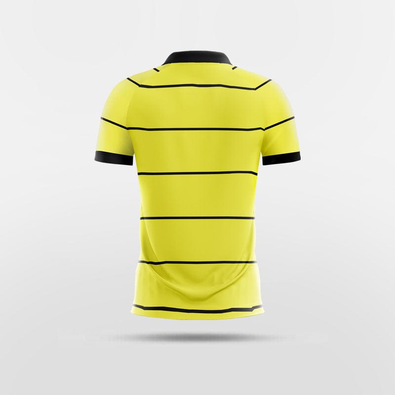 Custom Yellow Kid's Sublimated Soccer Jersey