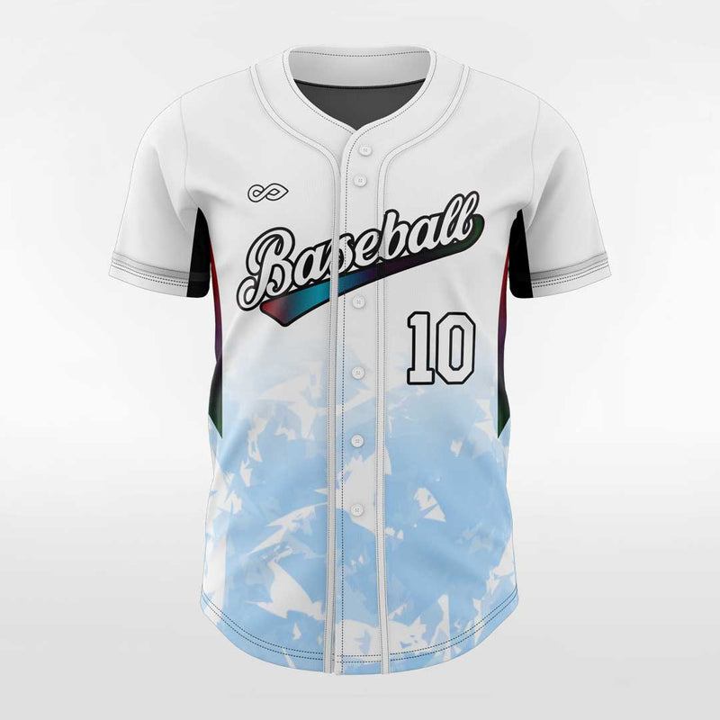 Crown-Customized Sublimated Button Down Baseball Jersey-XTeamwear