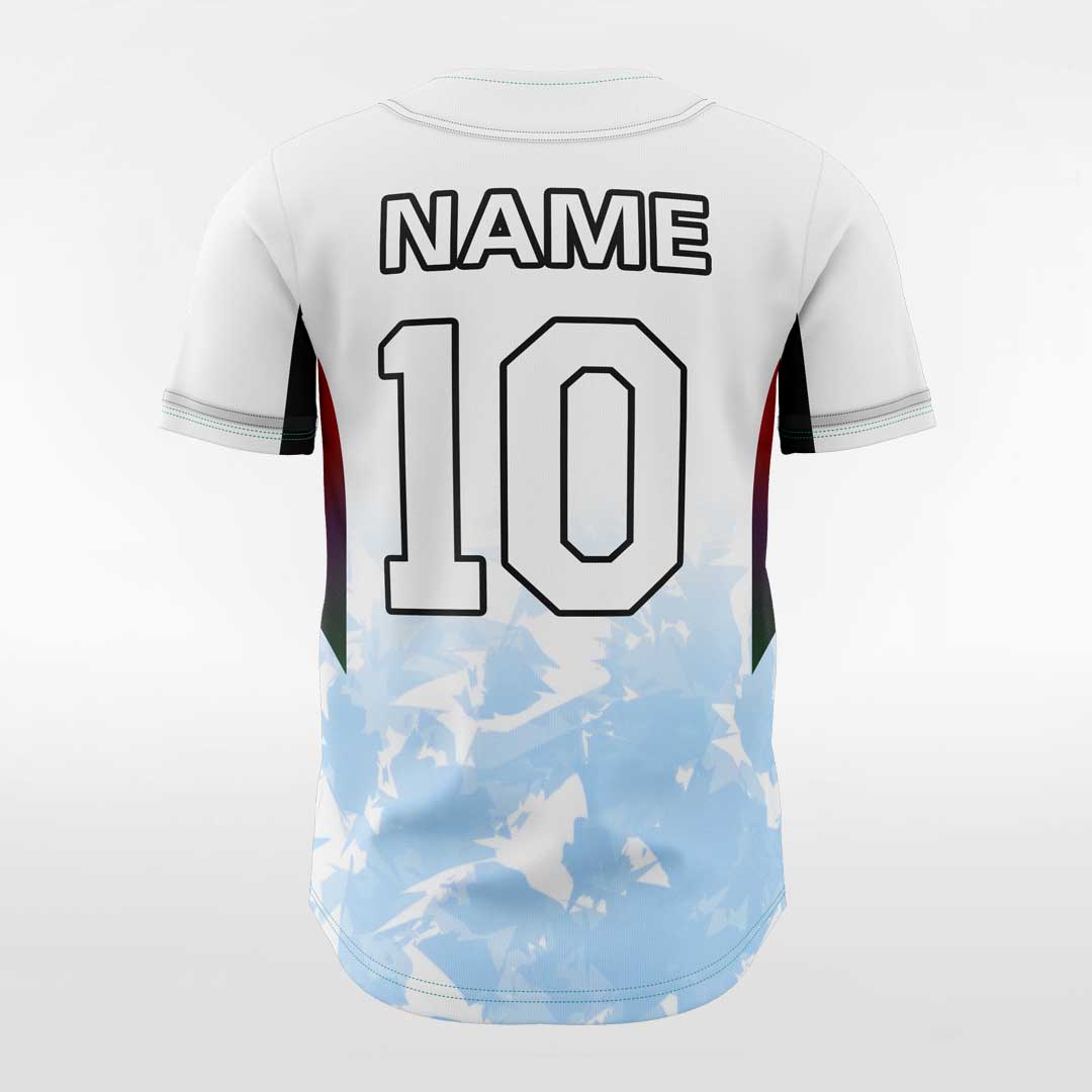 Tree Shadows-Custom Sublimated Button Down Baseball Jersey-XTeamwear