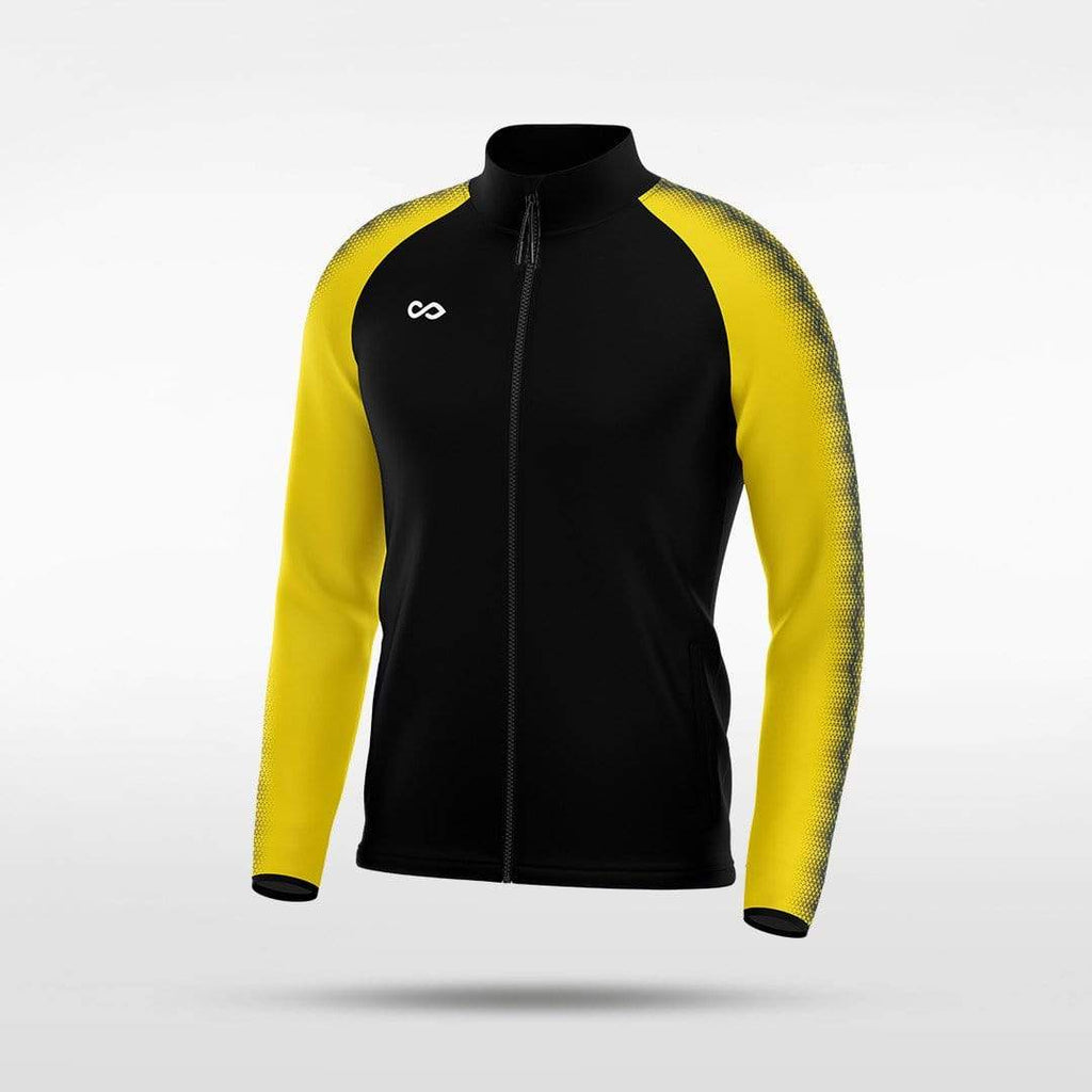 Embrace Radiance Full-Zip Jacket Design Yellow