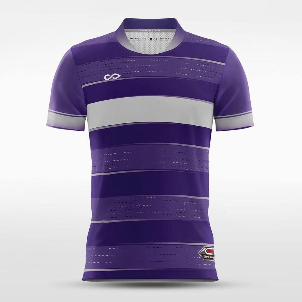 Custom Purple Men's Soccer Jersey