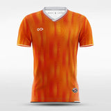 Orange Human Moon Day Soccer Jersey