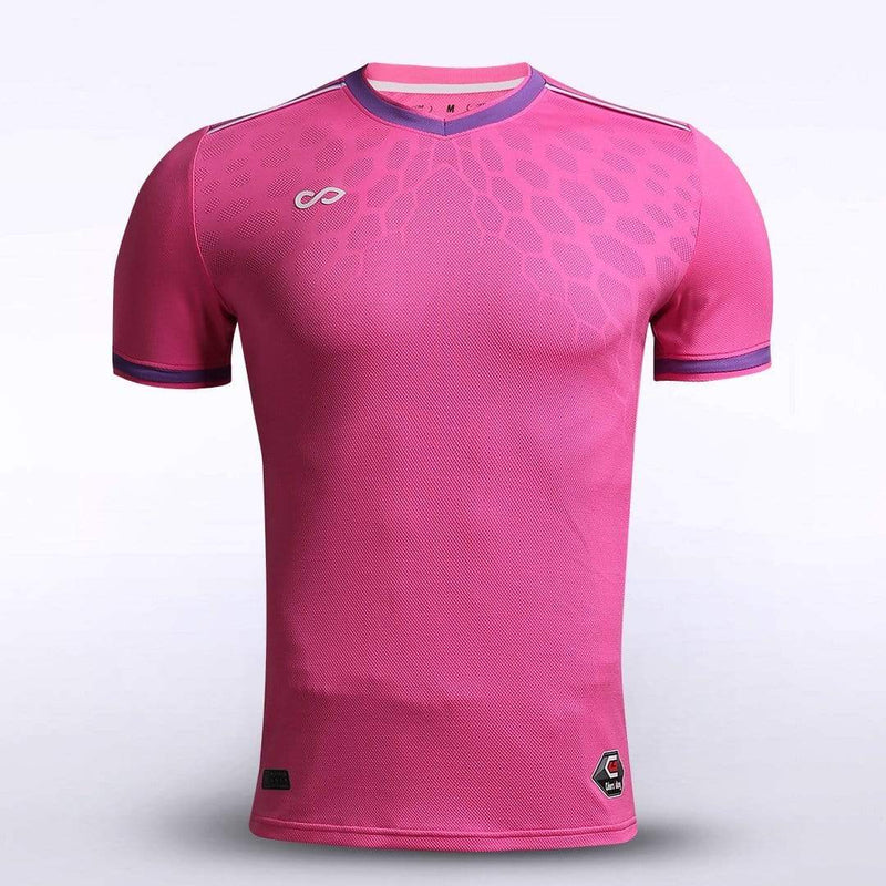 Design Pink Soccer Jerseys, Pink Football Uniforms Print-XTeamwear