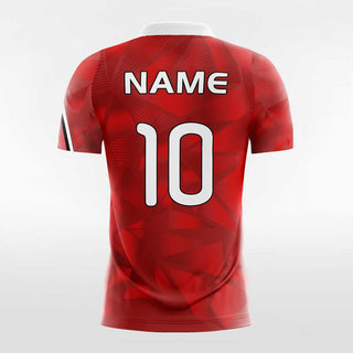 3D Geometry soccer jersey for women