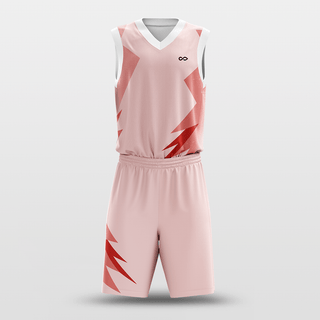 Pink Sublimated Basketball Set