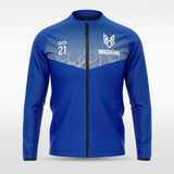 Blue Historic Babylon Full-Zip Jacket Design