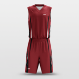Red Spread Wings Sublimated Basketball Set