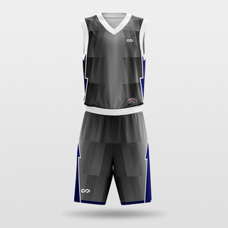 Dark Gray Sublimated Basketball Set