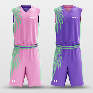 Pink&Purple Classic 68 Sublimated Basketball Set