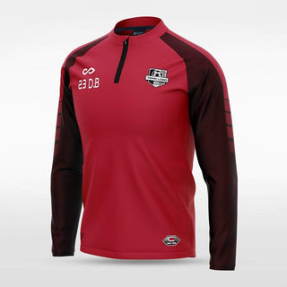 Red Embrace Wind Stopper Custom 1/4 Zip Top