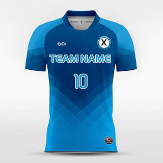 Blue Men Soccer Jersey