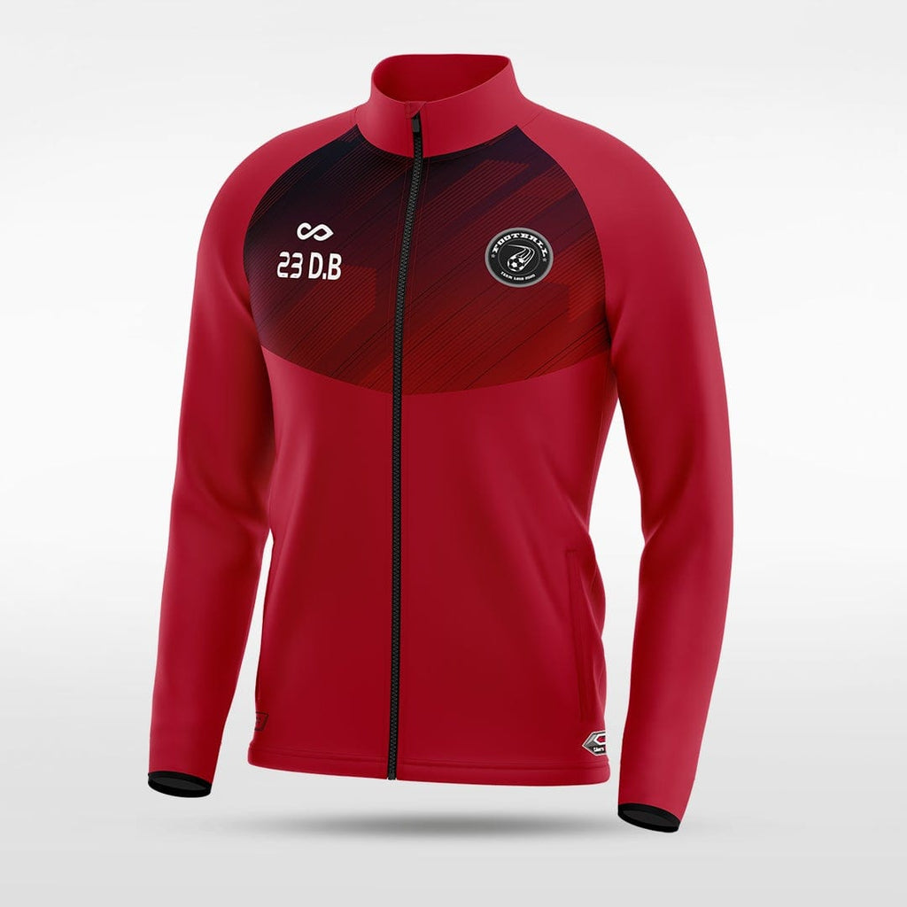 Red Embrace Mirror Full-Zip Jacket for Team