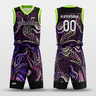 Deep Sea Fear Sublimated Basketball Uniform