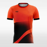 Custom Fluorescent Orange Sublimated Soccer Jersey