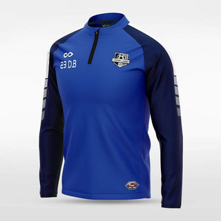 Blue Embrace Wind Stopper Men 1/4 Zip Jersey Design