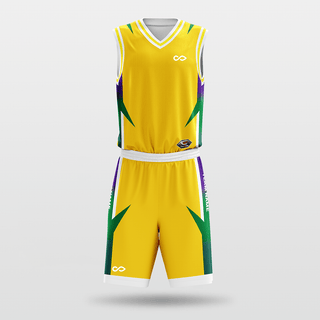 Yellow Armor Sublimated Basketball Set