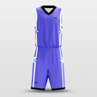 Purple Hero Sublimated Basketball Set