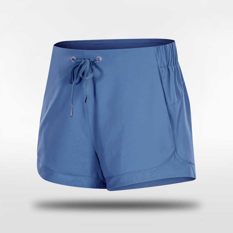 Blue Custom Training Shorts Design