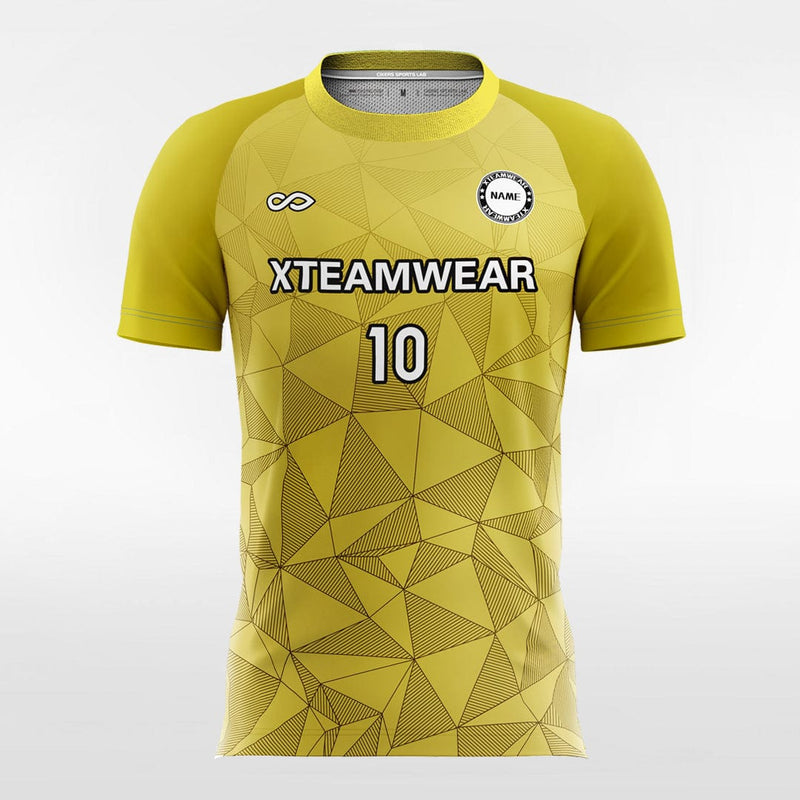 Yellow Soccer Jersey & Football Shirts Custom Design Online-XTeamwear